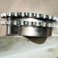 Sprocket RS 80-2 x 23T Sprocket Chain RS 80 Double Z23 Gear 23 Sprocket Duplex RS80x2x23T