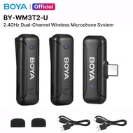 BOYA U1/U2 Wireless Microphone Lavalier Lapel Microphone Noise Cancelling Mic for Vlogging Recording