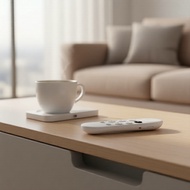 Google TV Chromecast 4K   Alat kawalan jauh putih serasi dengan Google TV Chromecast 4K