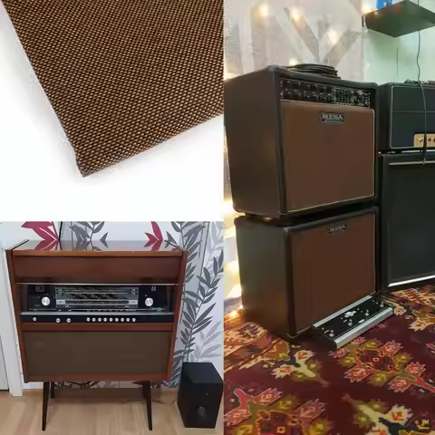 Speaker Mesh Cloth Classic Vintage Thicken Speaker Cloth Grille For ACTON III/STANMORE III/WOBURN II