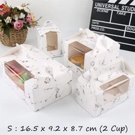 Dus Mika Kotak Kue Cup Cake Bolu Box CupCake Bolu Cup Roti Muffin Cake