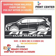 Custom Car Sticker / Logo Sticker Printing (Special Order)ALZA
