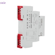 SAIA Impulse Relay, AC 230V GRM8-01 Electronic Impulse Relay, Impulse Control Din Rail Mount Din Rai