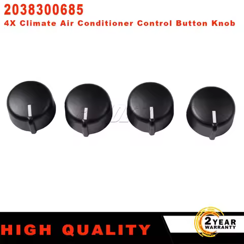 4 Pieces Climate Air Conditioner Control Button Knob For Mercedes C-Class W203 C320 C240 C230 203830