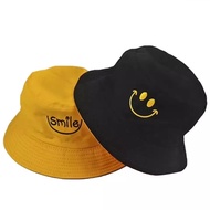 Bucket HAT WOMEN'S BUCKET HAT MEN'S BUCKET HAT SMILE EMBROIDERED BUCKET HAT