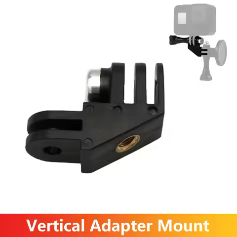 90° Vertical Adapter Universal Mount for GoPro Hero 13 12 11 10 9 Insta360 SJCAM SJ4000 AKASO DJI OS