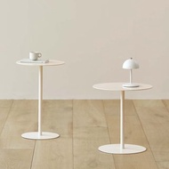 【MH家居】波爾沃鐵質圓形小茶几 茶幾 邊桌 沙發邊桌 桌邊几