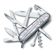 VICTORINOX Huntsman Silver Tech Swiss Army Knife Multifunctional Emergency Preparedness Tool for Mou