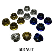 M8 SCREW NUT GOLD TITANIUM (1 PCS)