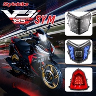 SYM VF3I Lampu Depan Headlight LED Light LED Head Lamp Tail Light Lampu Belakang SYM VF3I-185 VF3 Head Light