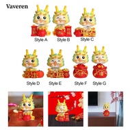 [Predolo3] Chinese New Year Dragon Figurine,Dragon Bobblehead ,Chinese Animals Statue Dragon Statue 