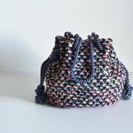 數量有限 2way 意大利針織花呢海洋包粉紅