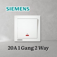 Siemens Delta Relfa Switch 20A 1 Gang 2 Way