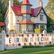 1pc Back To School Party Welcome Everyone Banner, Inclusivity And Welcome Concept Classroom Banner, 