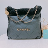 CHANEL 香奈兒小號垃圾肩帶包包TEDDY 22 BAG SMALL SIZE