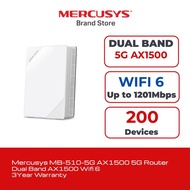 Mercusys MB510-5G | 5G AX1500 Wireless Dual Band Router - Plug a SIM card and Play Share up to 256 W