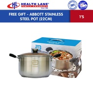 Abbott Stainless Steel Pot (22cm) [Free Gift]