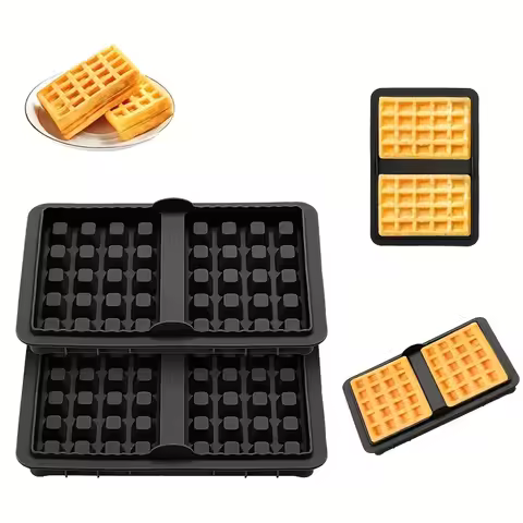 Air Fryer Silicone Liner Non-Stick,Reusable Air Fryer Waffle Baking Pan Waffle Mold,Suitable,Air Fry