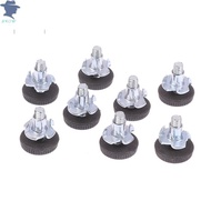 [prosperrise] 20Pcs M6 Thread Adjustable Furniture Levelers Screw In Chair Feet Durable Easy To Use 