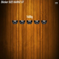 Sticker size NJS KAIROZ GT