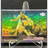 ALLEN IVERSON NBA 1999-00 UD ENCOR 57 76ers "God Of War" Basketball Card