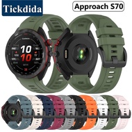 Wristband Band Strap for Garmin Approach S70 42mm 47mm Silicone Replacement Smart Watch Band for Approach S70 Accessories