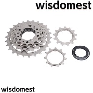 WISDOMEST Bicycle Cassette, 6 Speed Low Noise Bike Cassette Sprocket, Stainless Steel, Aluminum Allo