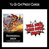 Yugioh - Swordsoul Deck - 1-Sided Print (60 Cards)