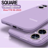 Vivo Y78 5G 2023 Square Liquid Casing For Vivo Y78 5G Y78 5G VivoY78 Y 78 78Y 5G 2023 Phone Case Squ