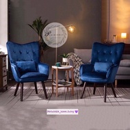PERI European Style Wing Chair Arm Chair Sofa Promotion Kerusi Living Room - 2 Chairs