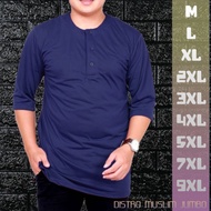Latest clothes Jumbo Men's kurtakoko BIG Size 2xl 3xl 4xl 5xl 6xl 7xl 8xl 9xl - Navy, M W1C6