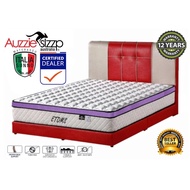 Aussie Sleep Italia Sunno Etoms Chiropractic Spring Mattress *3" Top Plush-Top4*