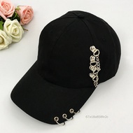 Women Men Baseball Hat with Rings Hip Hop Trendy Couple Baseball Cap for Birthday Gifts New Years Gi