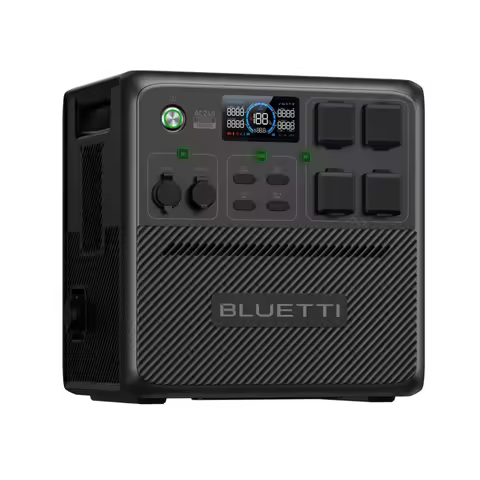 【US Plug】BLUETTI Solar Generator AC240, 1536Wh/2400W Solar Generator Emergency Power for Camping, Ho