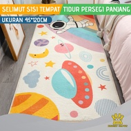 Bright Crown Bedroom Mat Karpet Keset Panjang Lembut Bulu Tebal Halus Alas Kaki Anti Slip 45x120cm