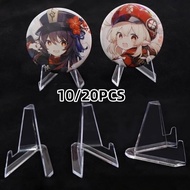 10/20PCS Acrylic Picture Holder Commemorative Coin Easel Stand Card Display Stand Coin Card Holder