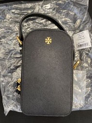 Tory Burch 黑色斜挎手機包