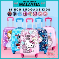 18inch Luggage Bag Kanak kanak Kids Luggage Bag beg tarik kanak kanak cartoon luggage bag for kids B