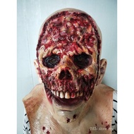 【COD】halloween mask Cosplay Horror Mask Halloween DecorationHalloween Seram Menjijikkan Berdarah Zom