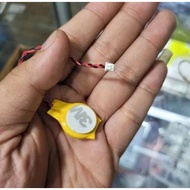 Battery CMOS CIMOS bios 3volt Laptop Notebook CR2032 cable socket 2 Pin 3V