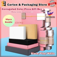 【Kotak】【Packaging Box】 (50pcs) Packaging Box Gift Box Pizza Box Mail Box Kotak Hantaran Carton Box P