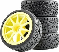 4pcs Speed Tires Insert Sponge Wheel, for HSP, for HPI, 1:10 Touring Car RC 910-8001 Rc Racing Wheel