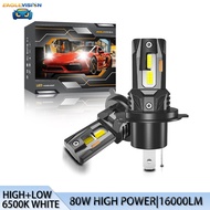 【EAGLEVISION】2PCS Z04 car straight inserted headlights H1 H4 H7 H11 H3 9005 9006 6500K spotlight 80W