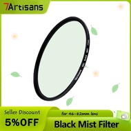 7artisans Camera Lens Pro Black Mist 1/2 1/4 1/8 Filter Ultra Slim Frame Waterproof Optical Glass43/46/49/55/58/62/67/72/77/82mm