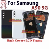 For Samsung Galaxy A90 A908 Back Cover Housing Middle Frame Front Frame