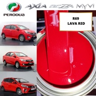 PERODUA ALZA AXIA VIVA BEZZA ARUZ MYVI - R69 LAVA RED - 2K Paint / Cat Bancuh Kereta Original Perodu