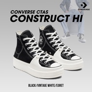 Converse คอนเวิร์ส รองเท้าผ้าใบ รองเท้าข้อสูง UX Chuck Taylor All Star Construct HI A05094CS3BKXX (3500)