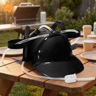 [utruiut0k] Beer Helmet Adjustable Fit Drinking Hat Lightweight Beer Hat for Games