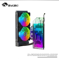 Bykski bfrd2080tirbw gpu waterblock cooler aio 240mm, pump, fans,rtx2080,rtx2080super,rtx2080ti,rtx2