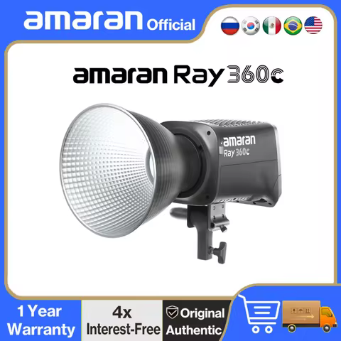 【NEW】amaran Ray 360c 2,300K - 10,000K 360W Full-color Bowens Mount COB Light Video Recording by Aput